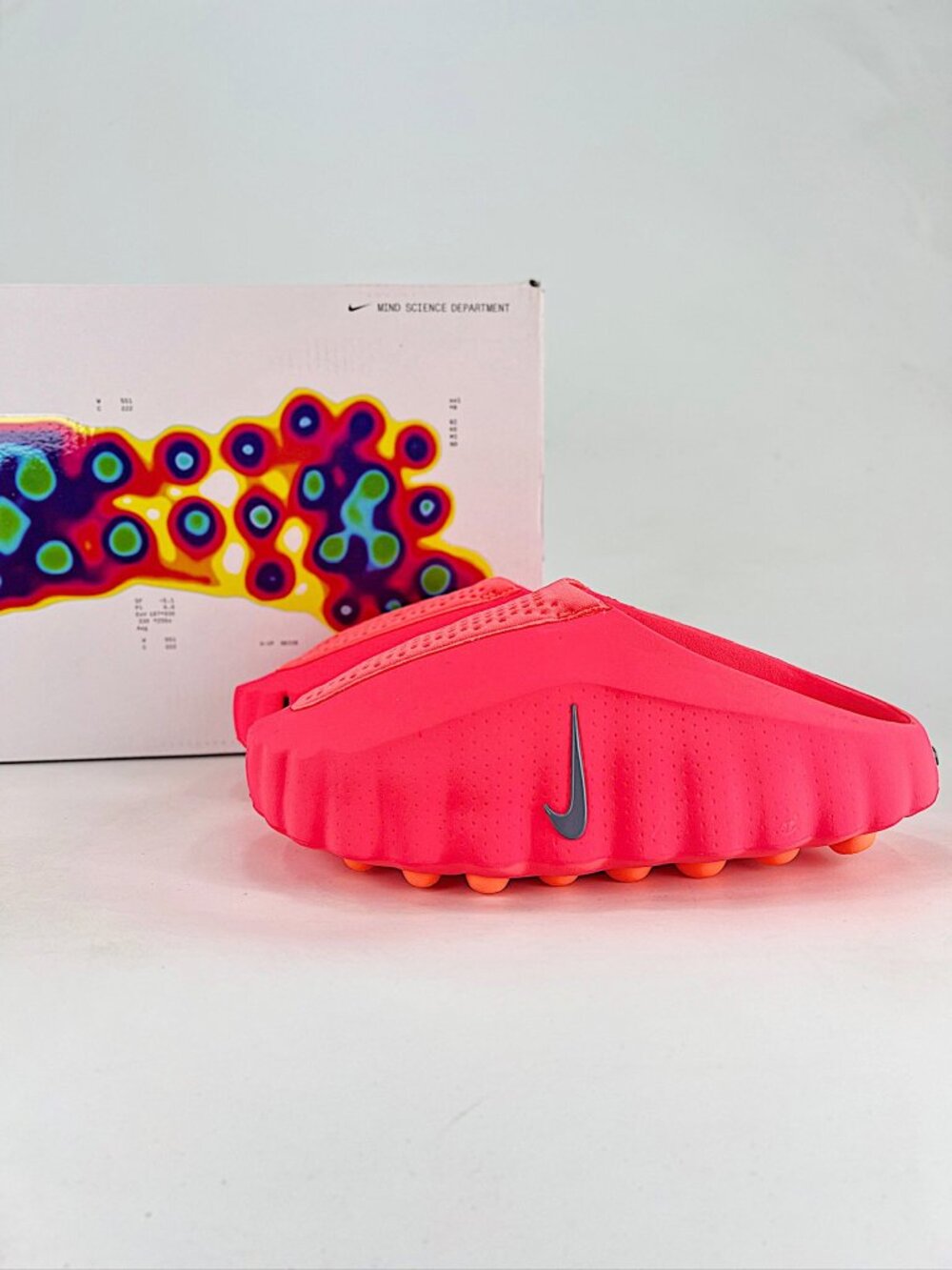 Nike Mind 001 Red - Slip-On Casual Mule Slides